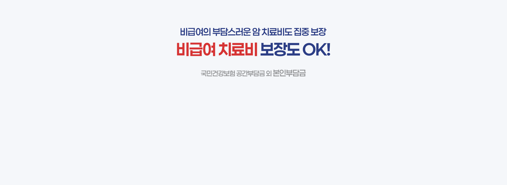 비급여 치료비 보장도 OK